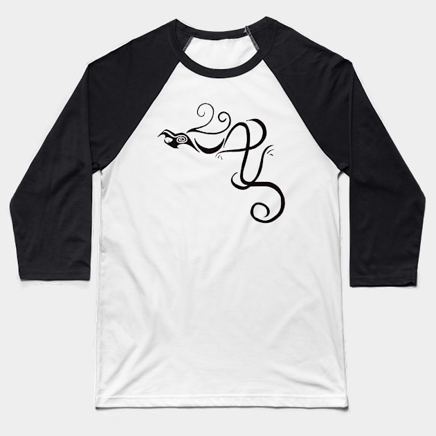 Draken tattoo Baseball T-Shirt by Miliena01-